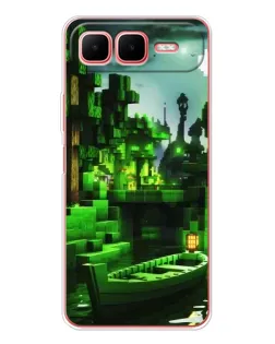 Чехол для Infinix Smart 10 Plus с картинкой «Minecraft лесной пейзаж» Чехол для Infinix Smart 10 Plus с картинкой «Minecraft лесной пейзаж»
