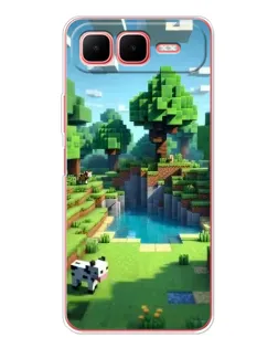 Чехол для Infinix Smart 10 Plus с картинкой «Minecraft летний день» Чехол для Infinix Smart 10 Plus с картинкой «Minecraft летний день»