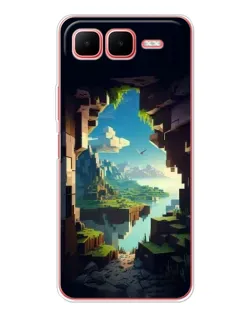 Чехол для Infinix Smart 10 Plus с картинкой «Вид из пещеры» Чехол для Infinix Smart 10 Plus с картинкой «Вид из пещеры»
