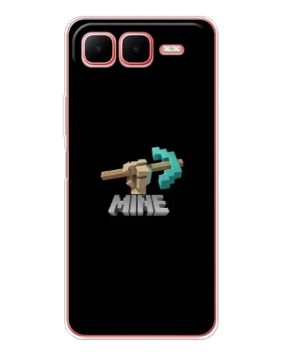 Чехол для Infinix Smart 10 Plus с картинкой «Алмазная кирка»