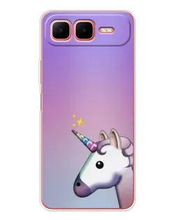 Чехол для Infinix Smart 10 Plus с картинкой «Единорог градиент»