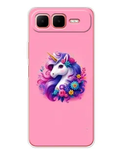 Чехол для Infinix Smart 10 Plus с картинкой «Сказочный единорог»