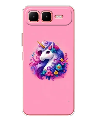 Чехол для Infinix Smart 10 Plus с картинкой «Сказочный единорог»