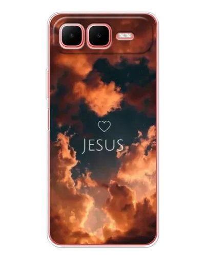 Чехол для Infinix Smart 10 Plus с картинкой «Сияние Имени Jesus»