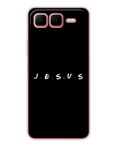 Чехол для Infinix Smart 10 Plus с картинкой «Точки веры J.E.S.U.S.»