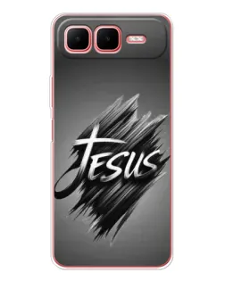 Чехол для Infinix Smart 10 Plus с картинкой «Надпись Jesus Graffiti»