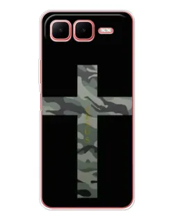 Чехол для Infinix Smart 10 Plus с картинкой «Милитари Крест»