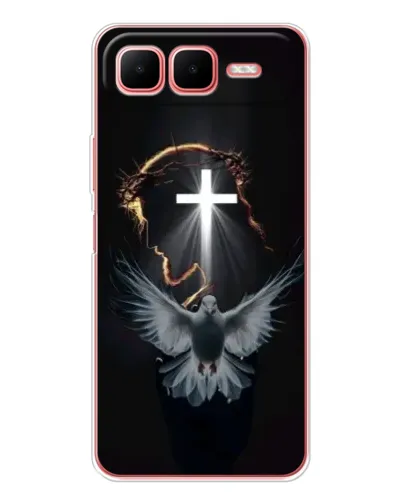 Чехол для Infinix Smart 10 Plus с картинкой «Голубь и Свет»