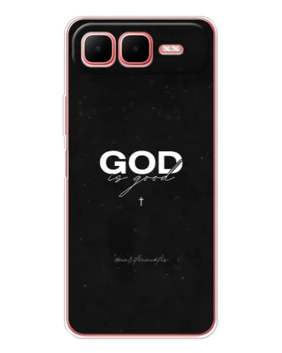 Чехол для Infinix Smart 10 Plus с картинкой «GOD — Бог над всем»