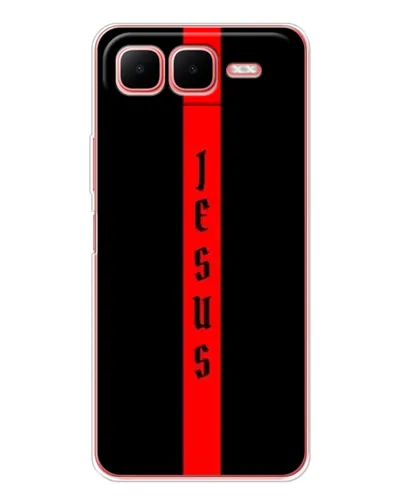Чехол для Infinix Smart 10 Plus с картинкой «Красная линия веры»