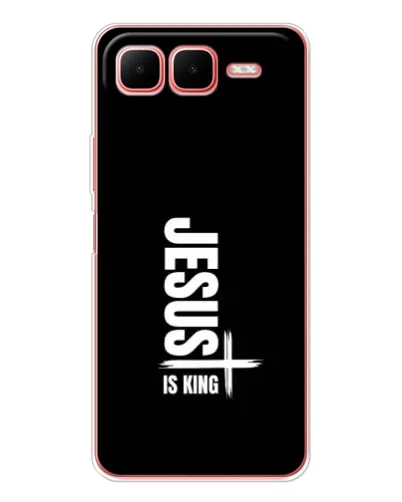 Чехол для Infinix Smart 10 Plus с картинкой «Вертикаль веры Jesus»