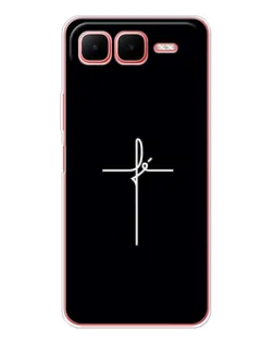 Чехол для Infinix Smart 10 Plus с картинкой «Тонкий крест»