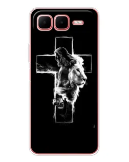 Чехол для Infinix Smart 10 Plus с картинкой «Сияющий крест Jesus»