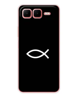 Чехол для Infinix Smart 10 Plus с картинкой «Символ рыбы Jesus»