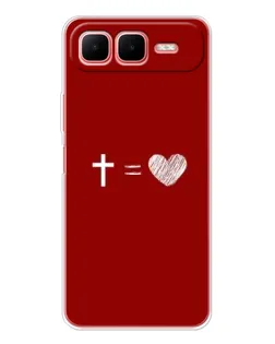 Чехол для Infinix Smart 10 Plus с картинкой «Уравнение любви»