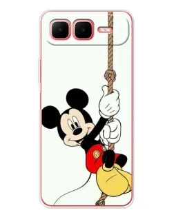 Чехол для Infinix Smart 10 Plus с картинкой «Mickey на канате»