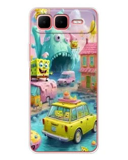 Чехол для Infinix Smart 10 Plus с картинкой «Монстр-трак приключения»