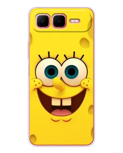 Чехол для Infinix Smart 10 Plus с картинкой «Губка Боб улыбка» Чехол для Infinix Smart 10 Plus с картинкой «Губка Боб улыбка»