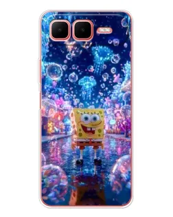 Чехол для Infinix Smart 10 Plus с картинкой «Неоновый океан»