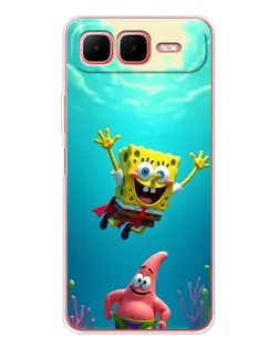 Чохол для Infinix Smart 10 Plus з картинкою «Спанч Боб під водою» Чохол для Infinix Smart 10 Plus з картинкою «Спанч Боб під водою»