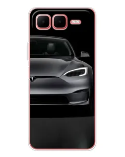 Чехол для Infinix Smart 10 Plus с картинкой «Tesla Model S Look»