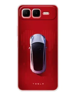 Чехол для Infinix Smart 10 Plus с картинкой «Tesla Top View»