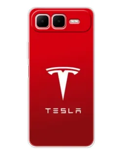 Чехол для Infinix Smart 10 Plus с картинкой «Tesla Red Classic»