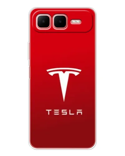 Чехол для Infinix Smart 10 Plus с картинкой «Tesla Red Classic»