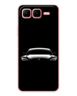 Чехол для Infinix Smart 10 Plus с картинкой «Фары Tesla Night»