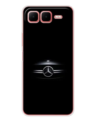 Чехол для Infinix Smart 10 Plus с картинкой «Mercedes — абстрактные линии»
