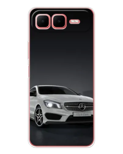Чехол для Infinix Smart 10 Plus с картинкой «Mercedes AMG GT Silver»