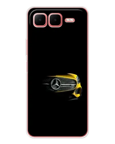 Чехол для Infinix Smart 10 Plus с картинкой «Mercedes — ретро стиль»