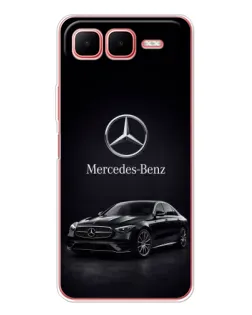 Чехол для Infinix Smart 10 Plus с картинкой «Mercedes — решетка радиатора»