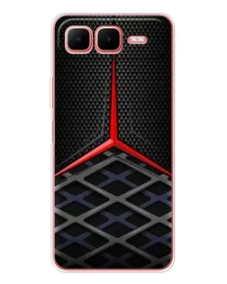 Чехол для Infinix Smart 10 Plus с картинкой «Mercedes Carbon Grid»