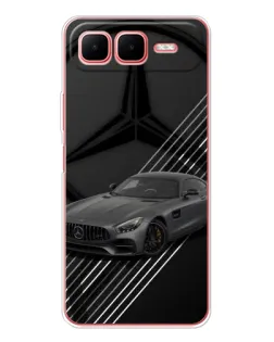 Чехол для Infinix Smart 10 Plus с картинкой «Mercedes AMG — графика»