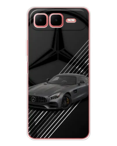 Чехол для Infinix Smart 10 Plus с картинкой «Mercedes AMG — графика»