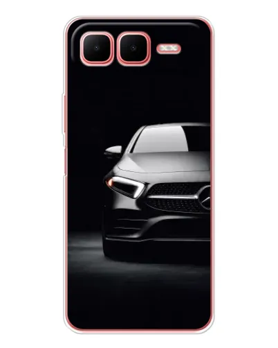 Чехол для Infinix Smart 10 Plus с картинкой «Свет фар Mercedes»