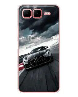 Чехол для Infinix Smart 10 Plus с картинкой «Гоночный Mercedes AMG»