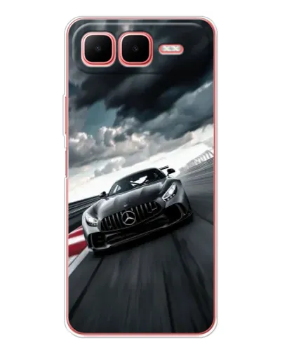Чехол для Infinix Smart 10 Plus с картинкой «Гоночный Mercedes AMG»