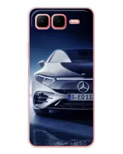 Чехол для Infinix Smart 10 Plus с картинкой «Mercedes EQ — будущее»