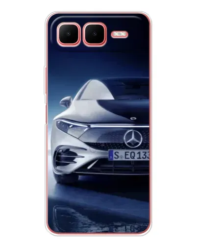 Чехол для Infinix Smart 10 Plus с картинкой «Mercedes EQ — будущее»