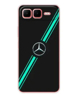 Чехол для Infinix Smart 10 Plus с картинкой «Спортивные линии Mercedes»