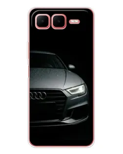 Чехол для Infinix Smart 10 Plus с картинкой «Audi — детализация кузова» Чехол для Infinix Smart 10 Plus с картинкой «Audi — детализация кузова»