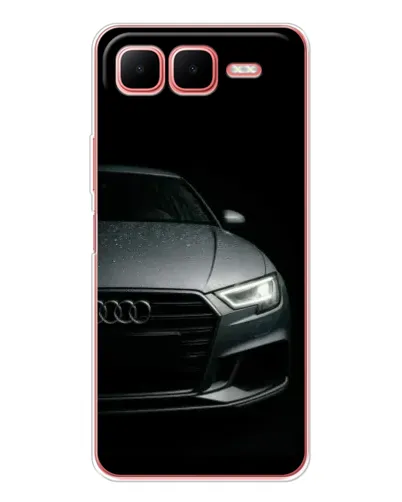 Чехол для Infinix Smart 10 Plus с картинкой «Audi — детализация кузова»