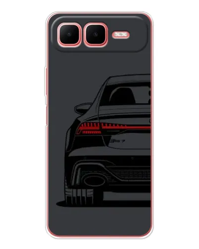 Чехол для Infinix Smart 10 Plus с картинкой «Задняя часть Audi — арт»