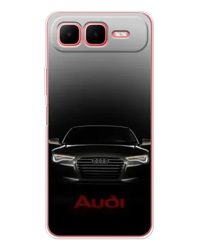 Чехол для Infinix Smart 10 Plus с картинкой «Audi — градиентный контур»