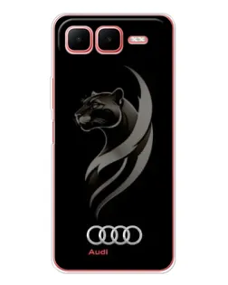 Чехол для Infinix Smart 10 Plus с картинкой «Графика — пантера и Audi» Чехол для Infinix Smart 10 Plus с картинкой «Графика — пантера и Audi»