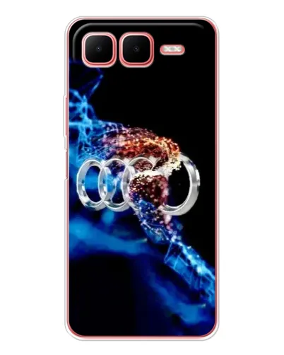 Чехол для Infinix Smart 10 Plus с картинкой «Энергия лого Audi»