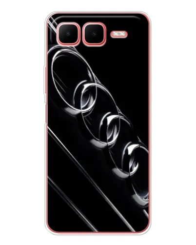 Чехол для Infinix Smart 10 Plus с картинкой «Audi — абстрактные кольца»