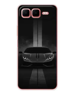 Чехол для Infinix Smart 10 Plus с картинкой «Lamborghini симметрия дорог»